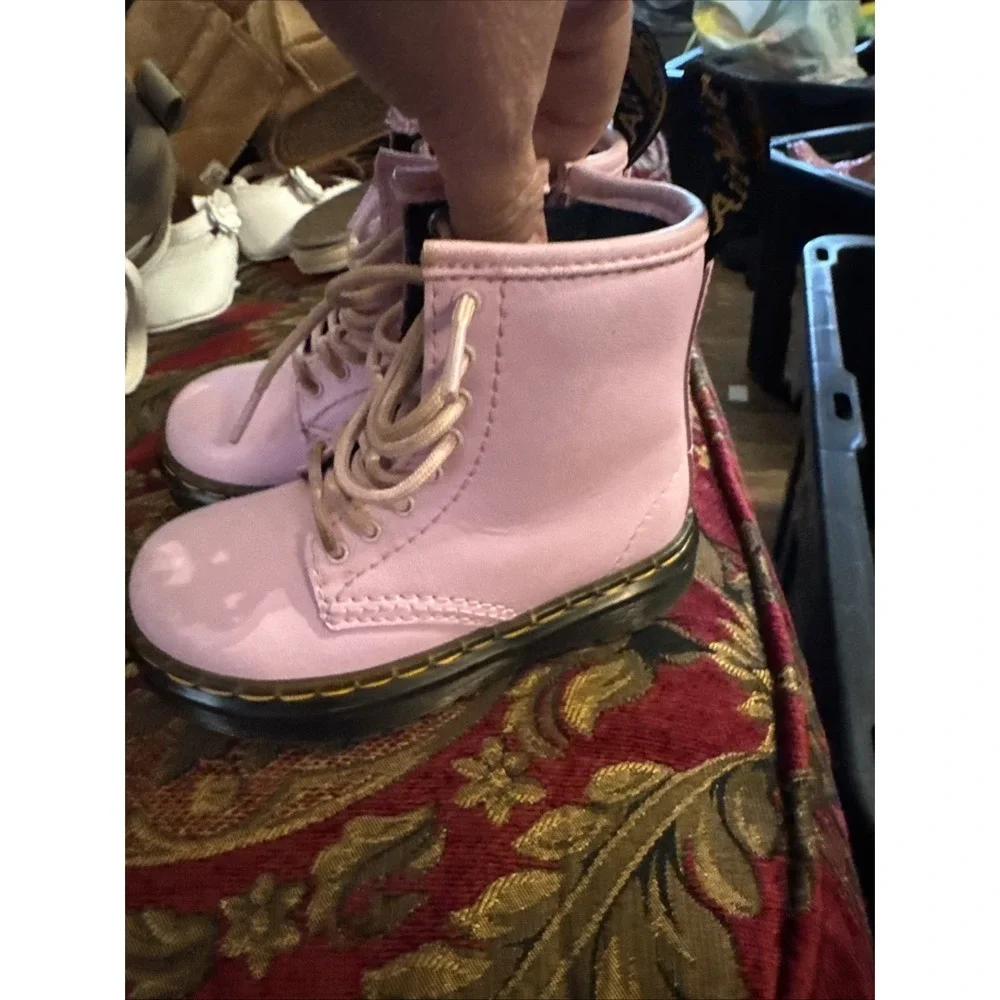 Dr Marten Zavala T Pale Pink Toddler Girls Size 7